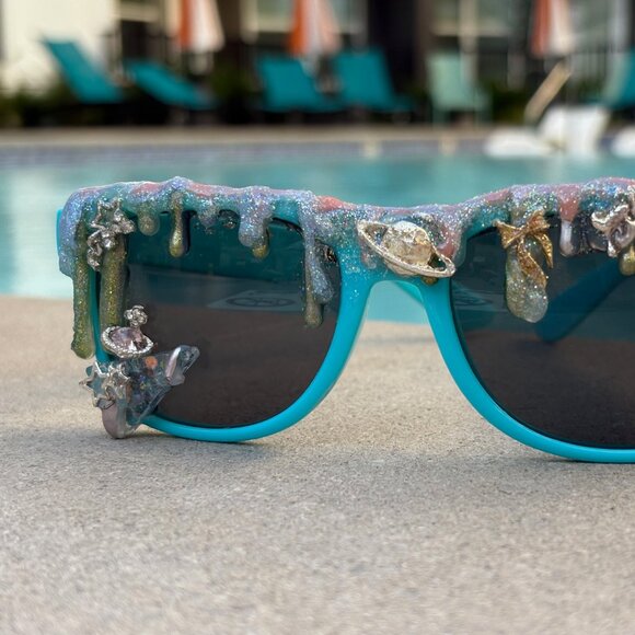 Cosmic Swirl Sunglasses by Drip Creations main image 11